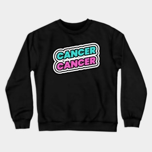 Cancer zodiac Sign Crewneck Sweatshirt